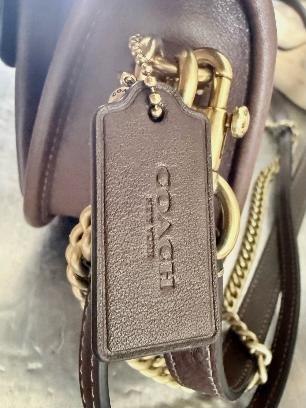 Coach Turnlock Waverly Shoulder Bag – Maple/Brass – NWT - Picture 9 of 10